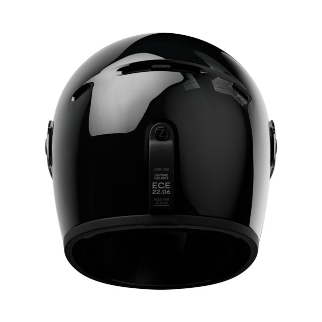 John Doe JD/ONE helmet glossy black HELMETS John Doe