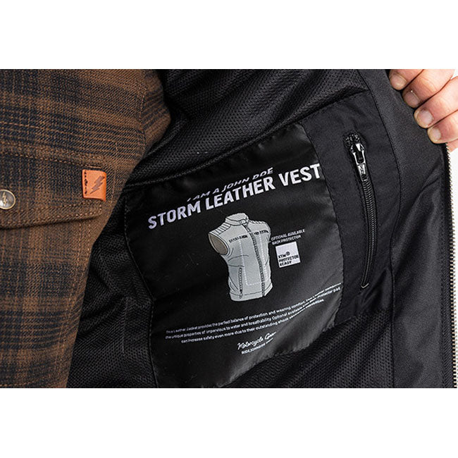 John Doe Storm Leather vest VESTS John Doe