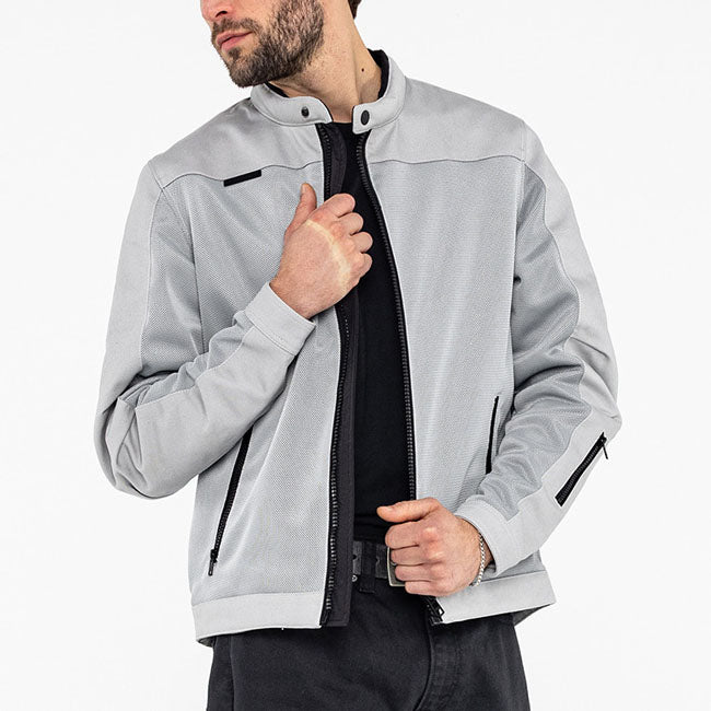 *5 WORKING DAYS EXTRA TRANSIT TIME* John Doe Aero mesh jacket artic white JACKETS MALE John Doe