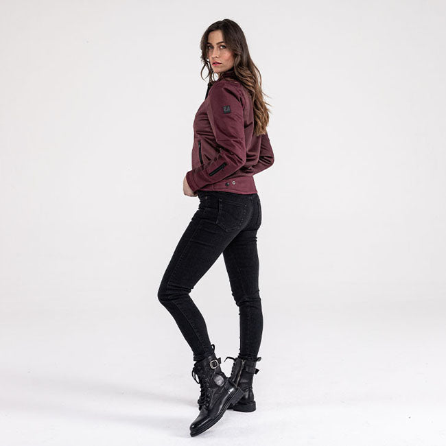 *5 WORKING DAYS EXTRA TRANSIT TIME* John Doe Aero mesh jacket women bordeaux JACKETS FEMALE John Doe