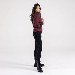 *5 WORKING DAYS EXTRA TRANSIT TIME* John Doe Aero mesh jacket women bordeaux JACKETS FEMALE John Doe