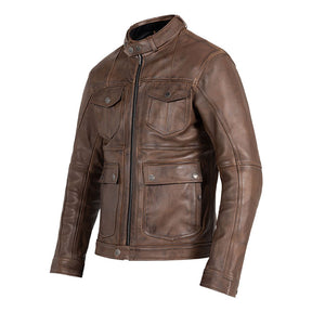 *5 WORKING DAYS EXTRA TRANSIT TIME* John Doe Drifter leather jacket brown JACKETS MALE John Doe