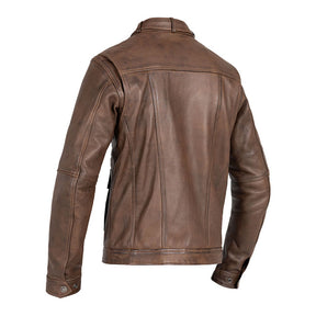 *5 WORKING DAYS EXTRA TRANSIT TIME* John Doe Drifter leather jacket brown JACKETS MALE John Doe