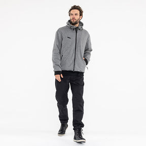 John Doe XTM hoodie grey melange HOODIES John Doe