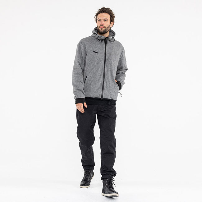 John Doe XTM hoodie grey melange HOODIES John Doe
