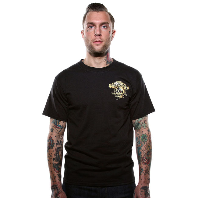 Lucky 13 Booze, Bikes & Broads T Shirt Black Lucky 13