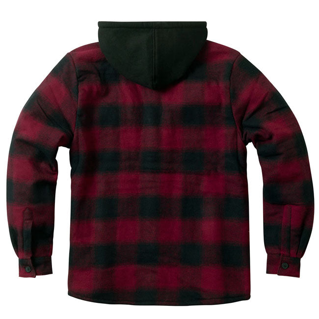 West Coast Choppers "Hell Bent" Flannel Jacket - Red & Black Jackets Male West Coast Choppers