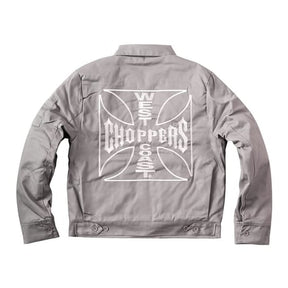 WCC OG Lined Workjacket, Silver Gray Jacket West Coast Choppers
