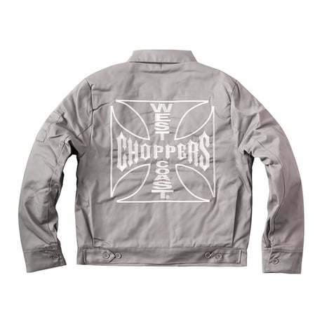 WCC OG Lined Workjacket, Silver Gray Jacket West Coast Choppers