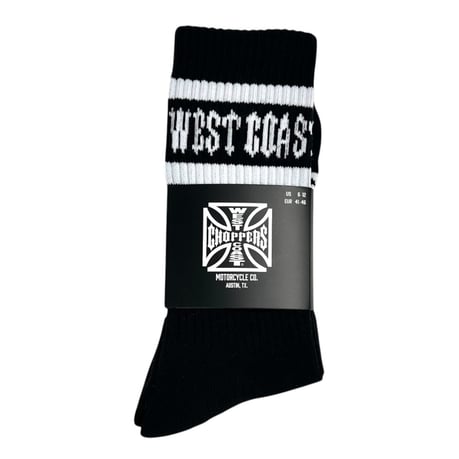 WCC OG Crew Socks, Black Socks West Coast Choppers