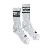 WCC OG Crew Socks, White Socks West Coast Choppers