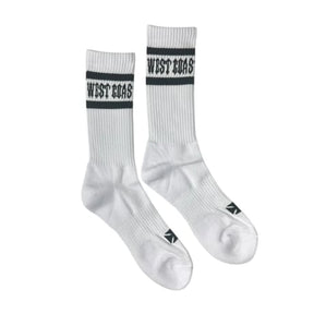 WCC OG Crew Socks, White Socks West Coast Choppers