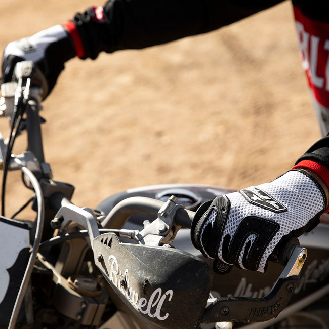 Biltwell Anza gloves white/black GLOVES Biltwell