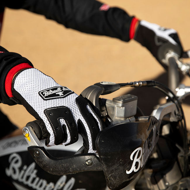 Biltwell Anza gloves white/black GLOVES Biltwell
