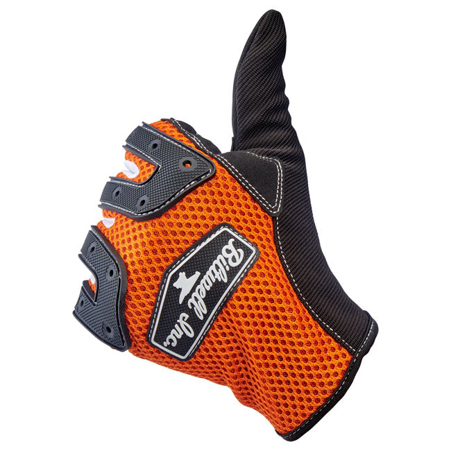 Biltwell Anza gloves orange/black GLOVES Biltwell