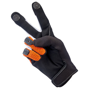 Biltwell Anza gloves orange/black GLOVES Biltwell