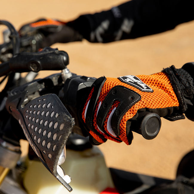 Biltwell Anza gloves orange/black GLOVES Biltwell