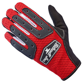 Biltwell Anza gloves red/black GLOVES Biltwell