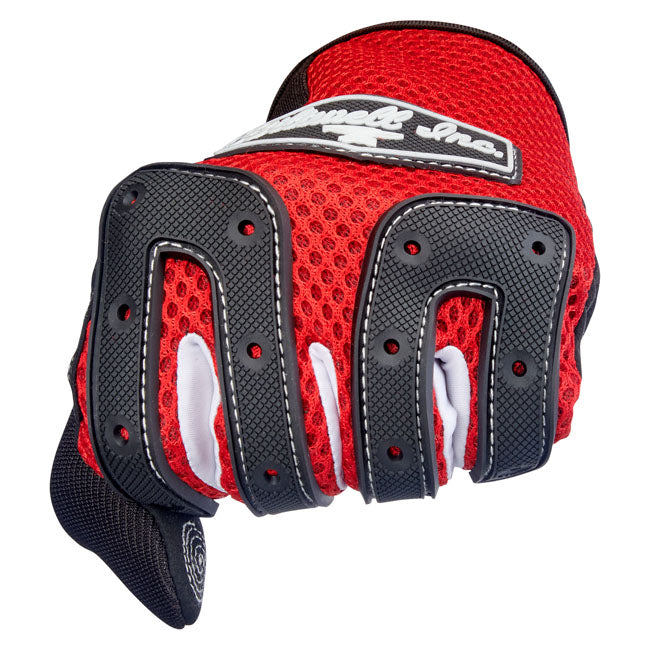 Biltwell Anza gloves red/black GLOVES Biltwell