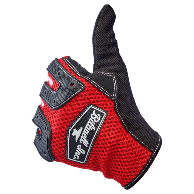 Biltwell Anza gloves red/black GLOVES Biltwell