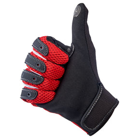 Biltwell Anza gloves red/black GLOVES Biltwell