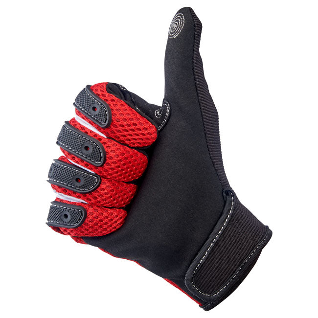 Biltwell Anza gloves red/black GLOVES Biltwell