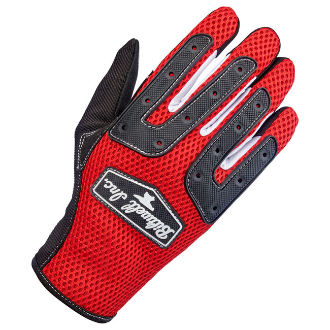 Biltwell Anza gloves red/black GLOVES Biltwell