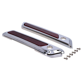 Saddlebag latch cover kit. Chrome SADDLEBAGS MISC Mcs