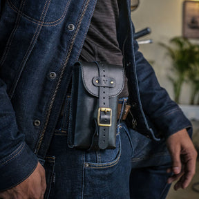 Trip Machine, Moto Exclusive Utility Pouch. Black TOURING LUGGAGE Tripmachine