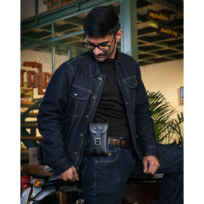 Trip Machine, Moto Exclusive Utility Pouch. Black TOURING LUGGAGE Tripmachine
