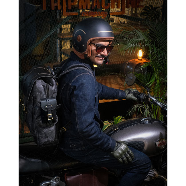 Trip Machine, Moto Exclusive Utility Pouch. Black TOURING LUGGAGE Tripmachine