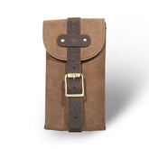 Trip Machine, Moto Exclusive Utility Pouch. Tobacco Brown TOURING LUGGAGE Tripmachine