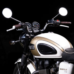 Trip Machine, leather handlebar grip wraps. Dark Brown Caffe GRIPS Tripmachine