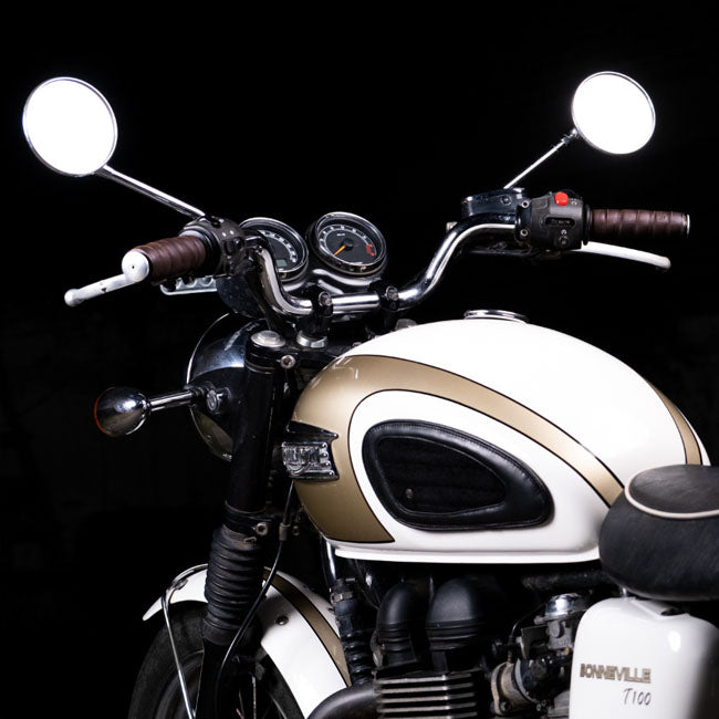 Trip Machine, leather handlebar grip wraps. Dark Brown Caffe GRIPS Tripmachine