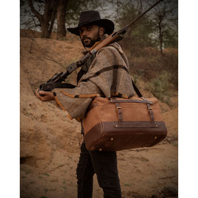 Trip Machine, Outlaw duffle bag. 50 liter. Tobacco Brown TOURING LUGGAGE Tripmachine
