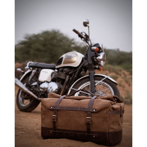 Trip Machine, Outlaw duffle bag. 50 liter. Tobacco Brown TOURING LUGGAGE Tripmachine