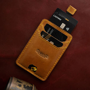 Trip Machine Wiberg cardholder Vintage Tan WALLETS Tripmachine