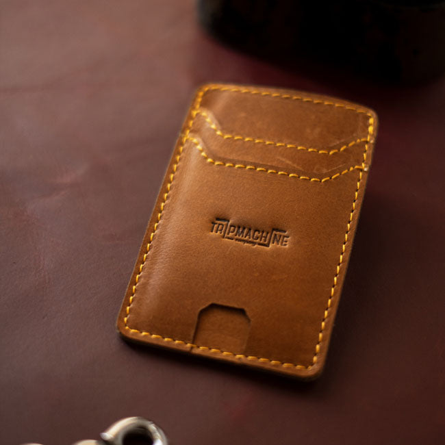 Trip Machine Wiberg cardholder Vintage Tan WALLETS Tripmachine