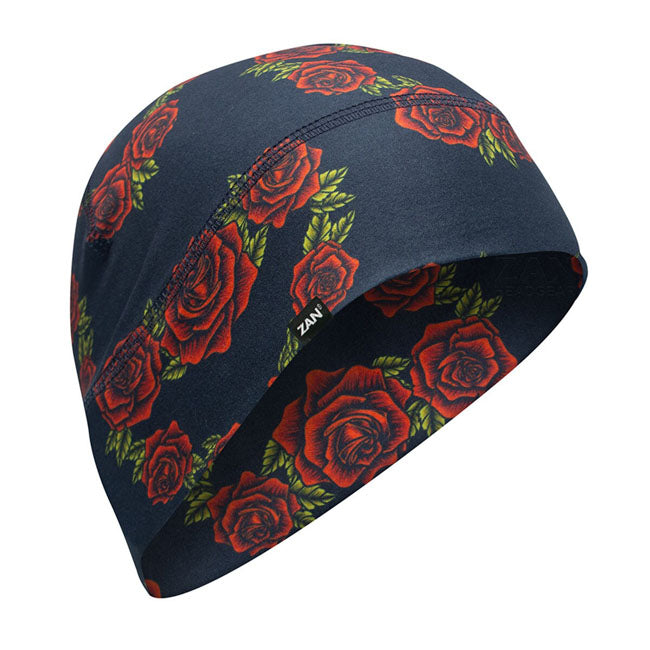 ZANheadgear Helmet Liner/Beanie SportFlex® Series Rose Heart HATS Zan Headgear