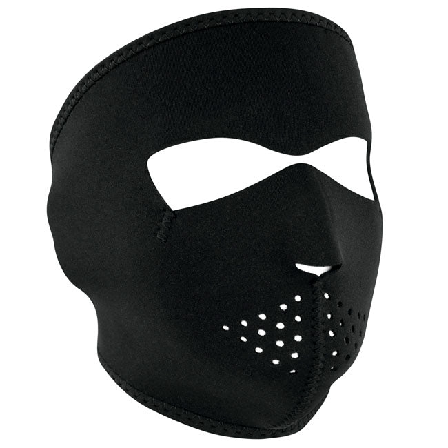 ZANheadgear Full Mask Neoprene Black TUNNELS Zan Headgear