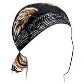 ZANheadgear Flydanna® Cotton Flaming Skull HATS Zan Headgear