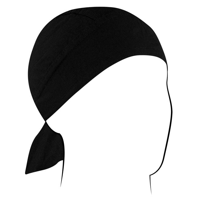 ZANheadgear Flydanna® Cotton Black HATS Zan Headgear