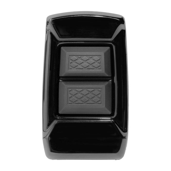 Kuryakyn, Enygma brake pedal pad. Gloss black BRAKE PEDAL PADS Kuryakyn