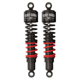 Burly Brand Stiletto Shocks, 13" Touring (Hd Spring) Blk/Red Shock Absorbers Burly Brand