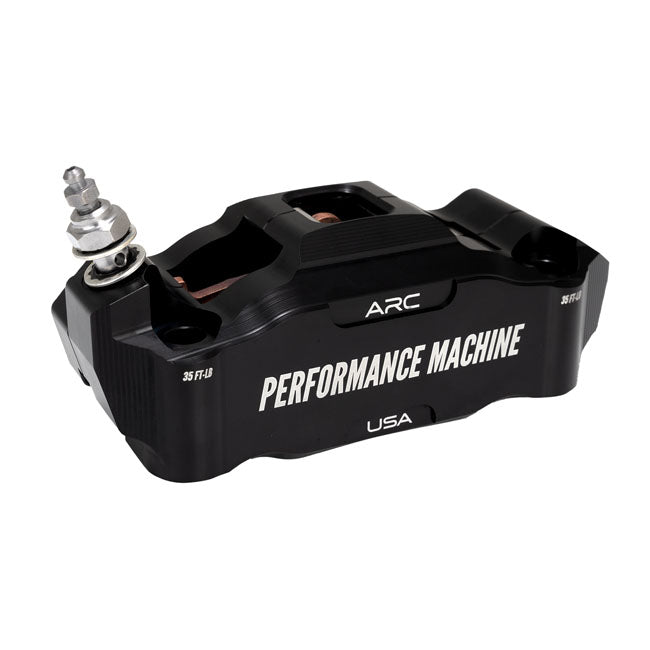 Performance Machine (Pm) Caliper Front Left Black 125 X Brake Calipers Performance Machine