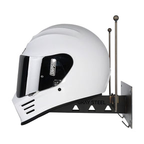 Gray Steel X7 Helmet Gear Wall Mount gun metal BAGS Gray Steel