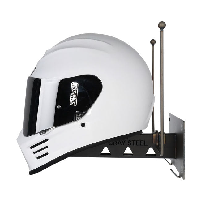Gray Steel X7 Helmet Gear Wall Mount gun metal BAGS Gray Steel