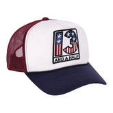 13 1/2 Americana trucker cap blue CAPS 13 And A Half Company
