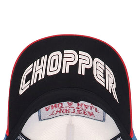 13 1/2 Outlaw Club trucker cap blue/red CAPS 13 And A Half Company