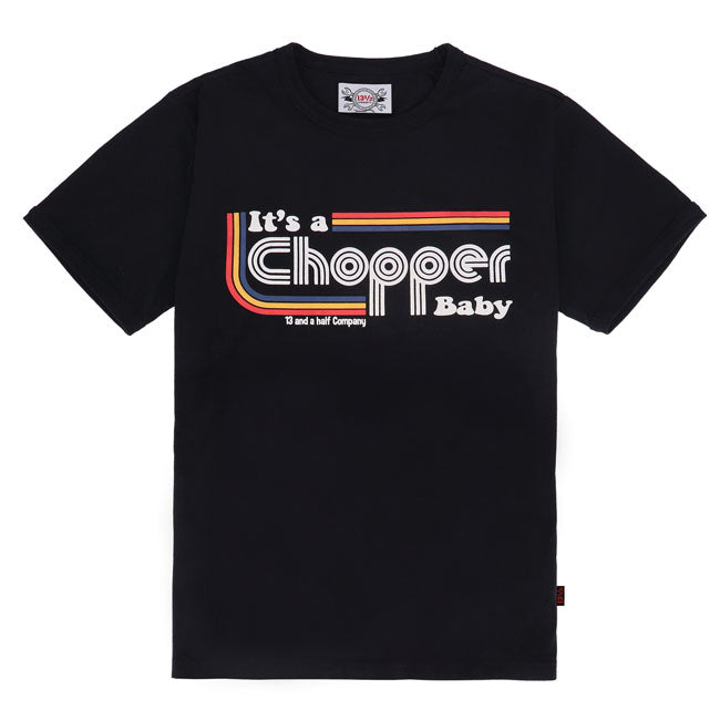 13 1/2 It''s a chopper baby t-shirt black T-SHIRTS 13 And A Half Company